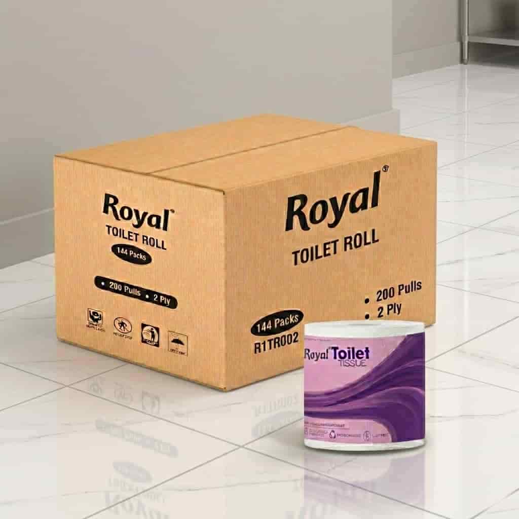 Royal Tissue Paper 200 Pulls White
